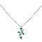 Collier Collier Pendentif Or Blanc Emeraude 58 Facettes 2601197CN