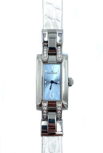 Montre Jeager-LeCoultre -  montre acier et diamants 58 Facettes