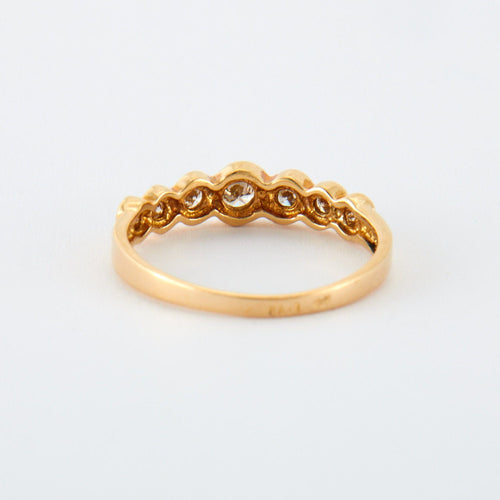 Bague Bague en or jaune & diamants 58 Facettes