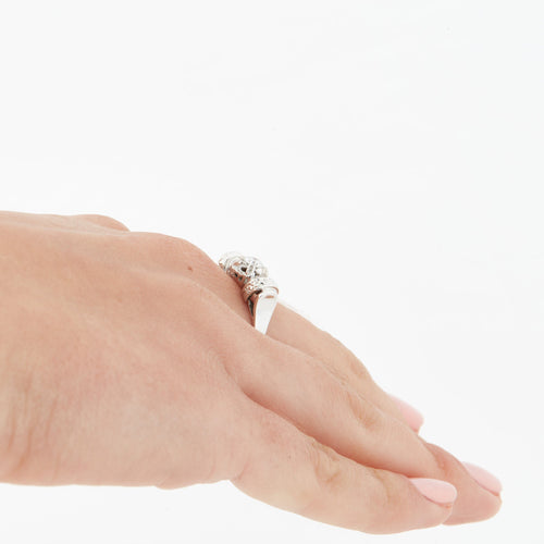 Bague 60 Bague Or blanc Diamant 58 Facettes REF 2040/17