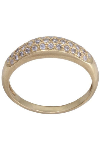 Bague 59 Bague jonc diamanté 58 Facettes 080361