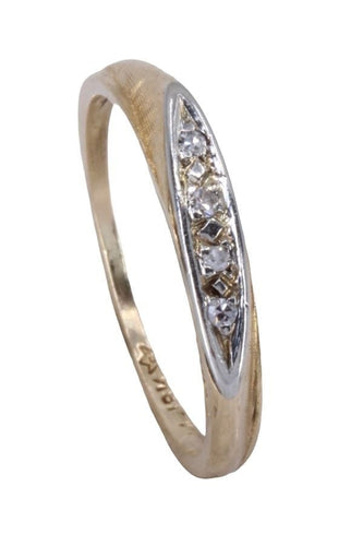 Bague 49 BAGUE JARRETIÈRE DIAMANTS 58 Facettes 077141