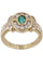 Bague BAGUE MODERNE ÉMERAUDE ET DIAMANTS 58 Facettes 081861