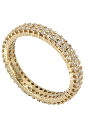 Bague ALLIANCE MODERNE DIAMANTS 58 Facettes 051761