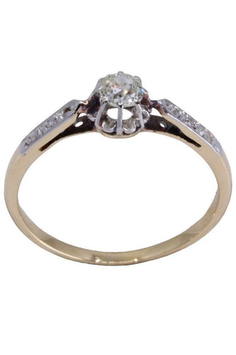 Bague 55 BAGUE SOLITAIRE DIAMANTS 0.25 CARAT 58 Facettes 072741