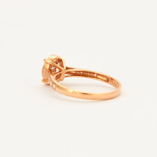 Bague 53 Bague Or Diamant Ovale 58 Facettes 002.931