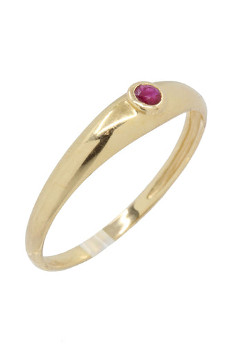 Bague BAGUE JONC RUBIS 58 Facettes 041081