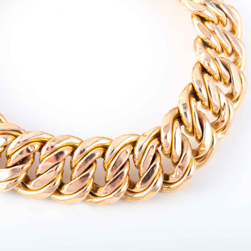 Bracelet Bracelet maille américaine or jaune 58 Facettes 2769