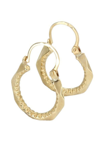 Boucles d'oreilles CRÉOLES ANCIENNES 58 Facettes 060981