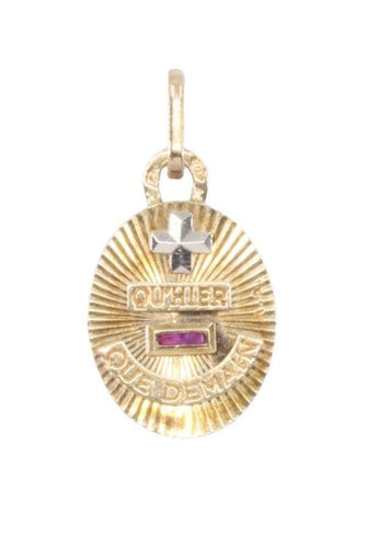 Pendentif AUGIS - Médaille d'amour 58 Facettes 079611