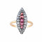 Bague 54 Bague marquise diamants 58 Facettes P3L13