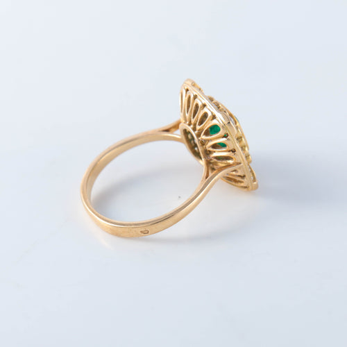 Bague 52 Bague émeraude diamants 58 Facettes