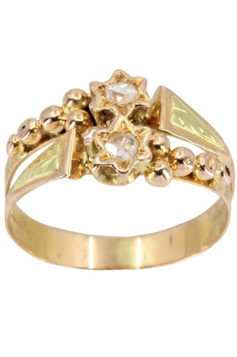 Bague BAGUE DIAMANTS NAPOLÉON III 58 Facettes 051141