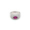 Bague 55 Bague pavée Diamants Rubis 58 Facettes
