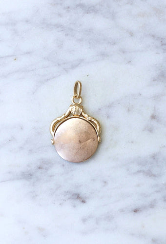 Pendentif Médaille pivotante pièce romaine or 58 Facettes