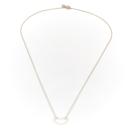 Collier Collier Coeur Vanrycke Or rose 58 Facettes 1831840CN