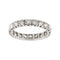 Bague 54 Alliance tour complet diamants 2,40 ct 58 Facettes 33088