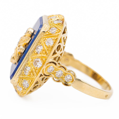 Bague 57 Bague Cocktail Or jaune Diamant 58 Facettes 2399268CN