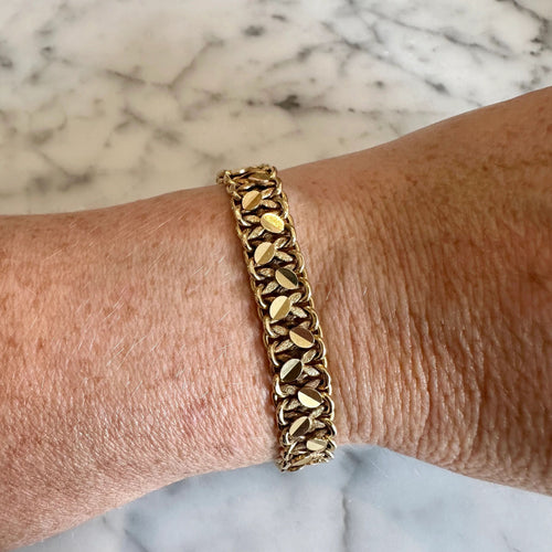 Bracelet Bracelet "grains de café" Or jaune 58 Facettes REF2377-106