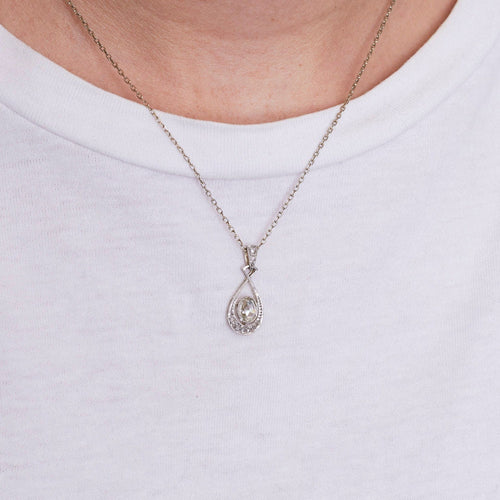 Collier Collier diamants Art Nouveau 58 Facettes