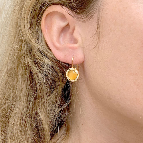 Boucles d'oreilles Boucles d'oreilles Chaumet, "Class One Croisière", or jaune, citrines, diamants. 58 Facettes 32338