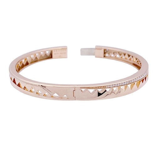 Bracelet Bracelet Akillis "Capture Me", or rose, diamants. 58 Facettes 33479