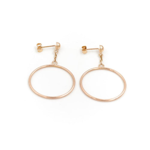 Boucles d'oreilles Boucles d'oreilles Créoles Or jaune 58 Facettes 1875624CN