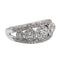 Bague 54 Bague Bandeau Or blanc Diamant 58 Facettes 2238720CN