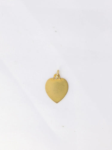 Pendentif AUGIS - Médaille Amour "La sentimentale" 2 Ors 58 Facettes J245