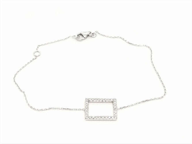 Bracelet Bracelet Graphique Or blanc Diamant 58 Facettes 579216RV