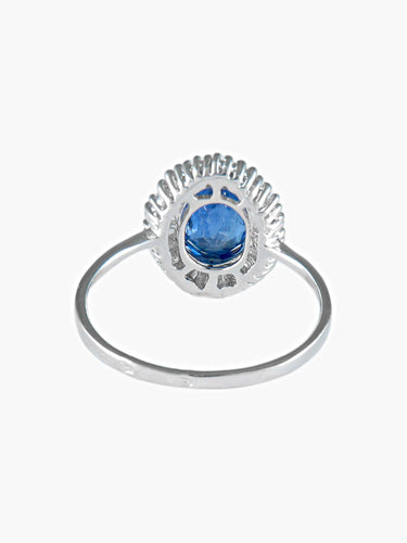 Bague Bague Marguerite Saphir et Diamants 58 Facettes