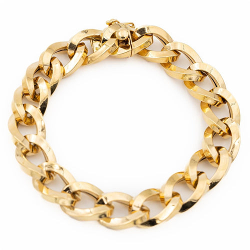 Bracelet Bracelet Maille gourmette Or jaune 58 Facettes 2041073CN
