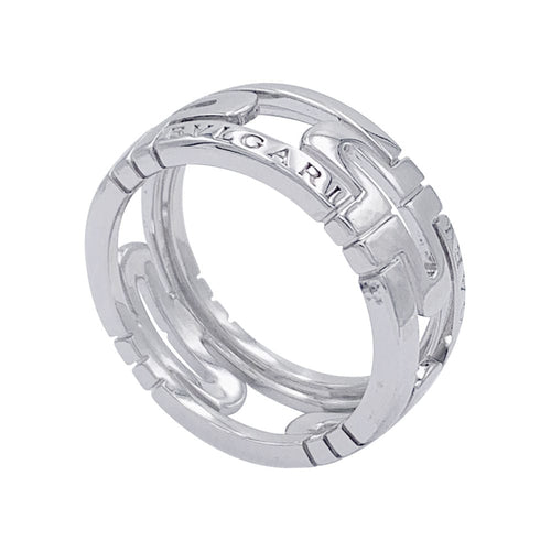 Bague 52 Bague Bulgari, "Parentesi", or blanc. 58 Facettes 32356