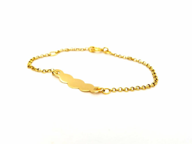 Bracelet Bracelet Gourmette Or jaune 58 Facettes 870460CD