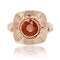 Bague 53 Bague grenat spessartite et or rétro 58 Facettes 23-007