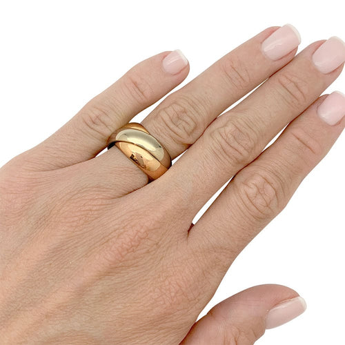 Bague 51 Bague Cartier "Trinity" 3 ors, grand modèle. 58 Facettes 31875