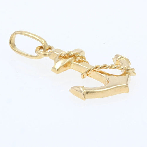 Pendentif Pendentif ancre de marine en or 58 Facettes 15-173A