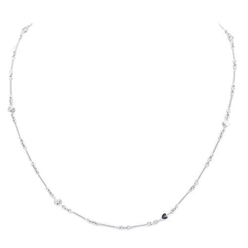 Collier Collier Or blanc 58 Facettes 2360825CN