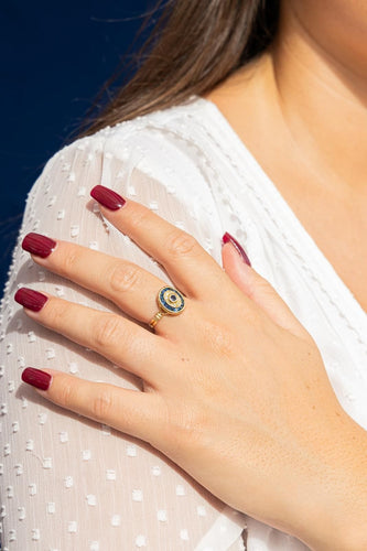 Bague 53.5 Bague Or jaune Saphir 58 Facettes 2617397CN