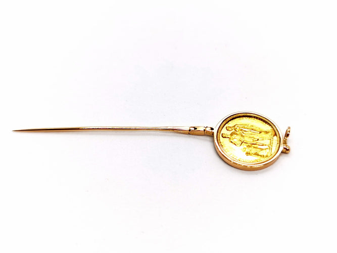 Broche Epingle Or jaune 58 Facettes 1161969CD