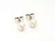Boucles d'oreilles Boucles d'oreilles Puces Or blanc Perle 58 Facettes 812402CD