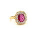 Bague 56 Bague Rubis Diamant 58 Facettes