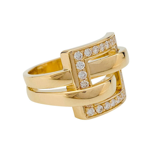 Bague 52 Bague Boucheron, "Déchaînée", or jaune, diamants. 58 Facettes 31207