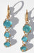 Boucles d'oreilles Boucles d'oreilles Pomellato modèle Capri topaze bleue et turquoise 58 Facettes