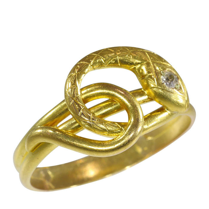 Bague 67 Bague serpent en or et diamants 58 Facettes 22104-0036