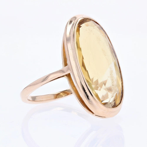 Bague 55 Bague marquise citrine 58 Facettes 22-447A