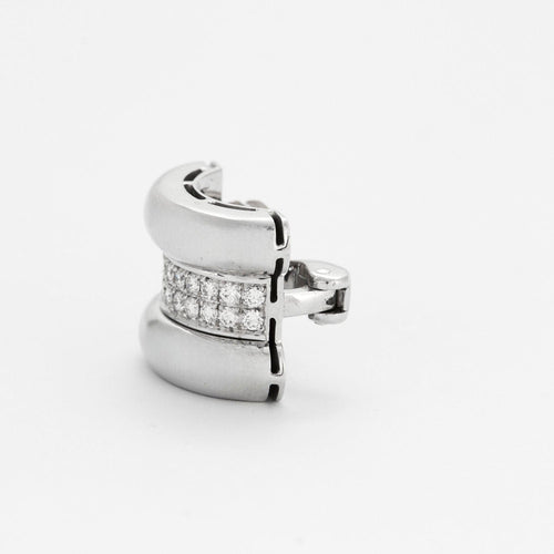 Boucles d'oreilles CHOPARD - BOUCLES D'OREILLES COLLECTION "STRADA" DIAMANTS OR GRIS 58 Facettes