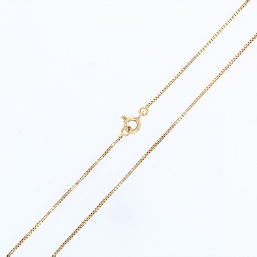 Collier Fine chaine or maille cube 58 Facettes 21-570B