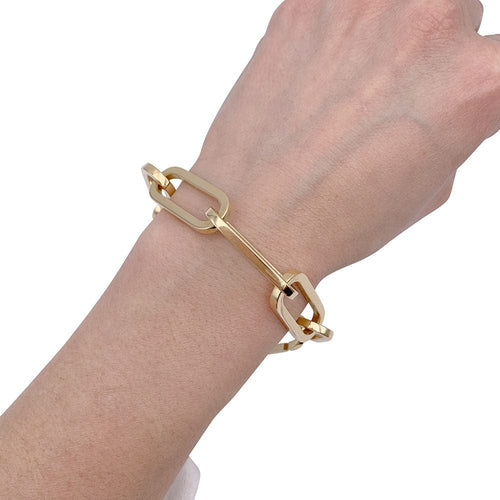 Bracelet Bracelet Dinh Van, "Maillon", or jaune. 58 Facettes 32578