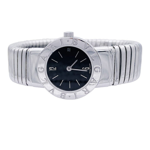 Montre Montre Bulgari,"Bulgari-Bulgari", modèle "BB 23", acier. 58 Facettes 32616